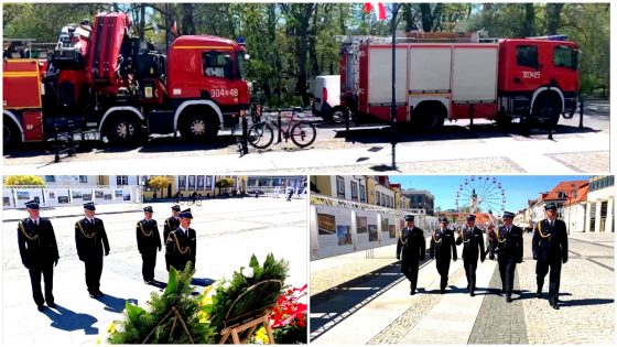 Z okazji Dnia Strażaka ulicami Białegostoku przejechała kolumna samochodów pożarniczych