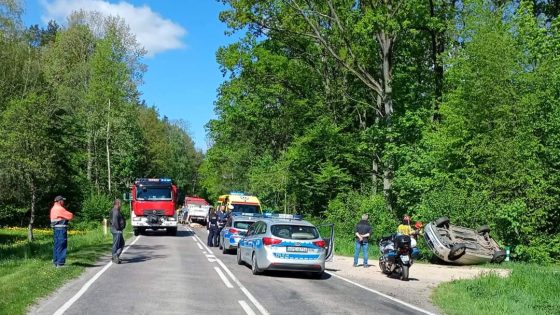 DW 689. Wypadek między Bielskiem Podlaskim a Hołodami
