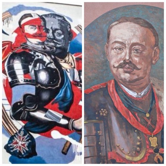 Białystok. Dwa nowe murale z Branickim. Który ładniejszy?