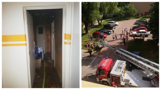 Białystok. Pożar mieszkania w bloku na osiedlu Piasta – nie żyje kobieta
