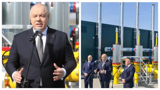 W Ostrożnem koło Zambrowa uroczyście otwarto połączenie lokalnej sieci gazowej z gazociągiem Polska-Litwa