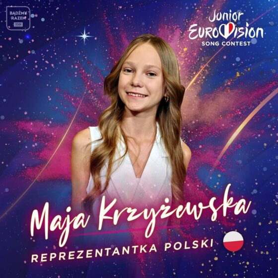 Maja Krzyżewska z Szeszupki na Suwalszczyźnie będzie reprezentowała Polskę na Eurowizji Junior 2023