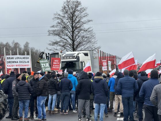 1 marca protest rolników przy polsko-litewskiej granicy