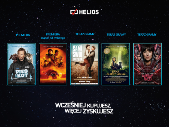 Repertuar kin Helios w Białymstoku 23-29.02.