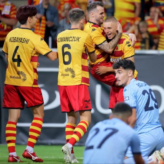 Piłkarska LK – Jagiellonia – Dinamo Tirana 3:0