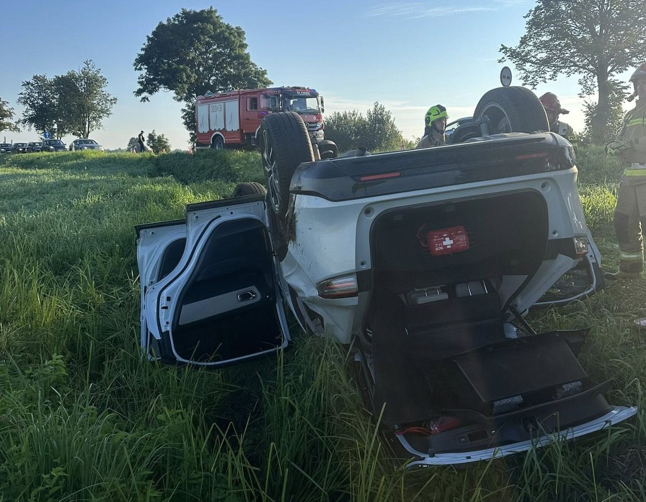 Wypadek na trasie Fasty-Dobrzyniewo Duże