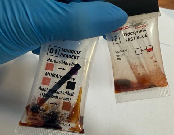 Narewka. Twierdził, że narkotyki znalazł w lesie