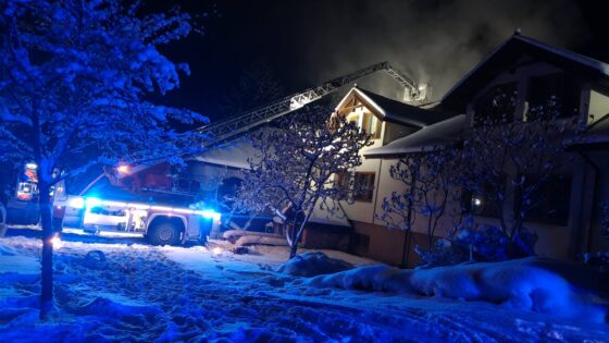 Zabłudów. W nocy palił się Ośrodek konferencyjno- wypoczynkowy Bobrowy Resort