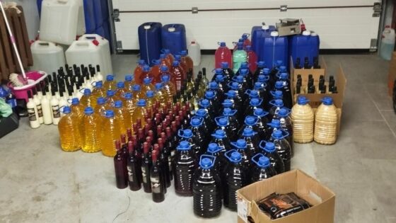 Hajnówka. Nielegalna bimbrownia zlikwidowana