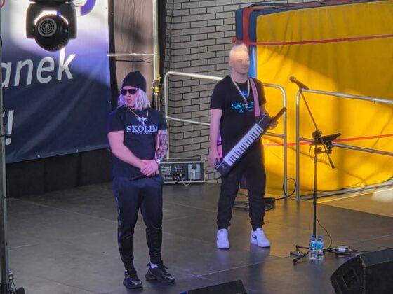 Łapy. Mechaniak promuje się ze Skolimem