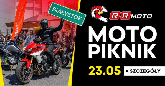 Motopiknik RRmoto już w sobotę 23 maja w Białymstoku – Największy sklep motocyklowy na Podlasiu zaprasza!