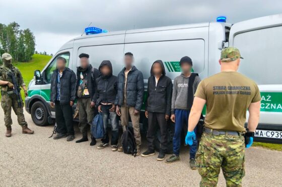 Zatrzymanie kolejnych 22 nielegalnych migrantów na polsko-litewskiej granicy