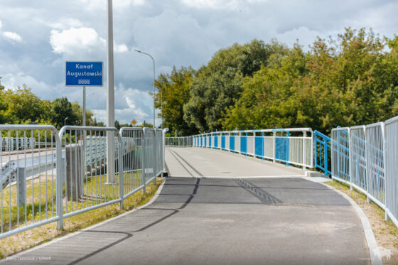 Nowa kładka nad Kanałem Augustowskim