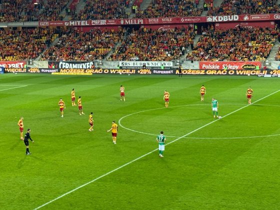 Jagiellonia Białystok przegrywa z Legią Warszawa 1:3